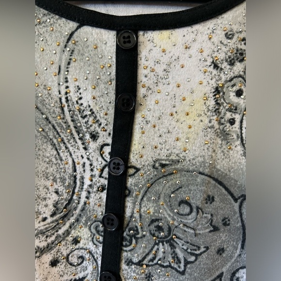 Rebecca Malone top with rhinestone details - Picture 3 of 4